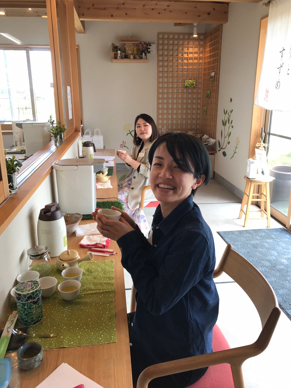 第２回お茶教室『お茶小屋』を開催しました。